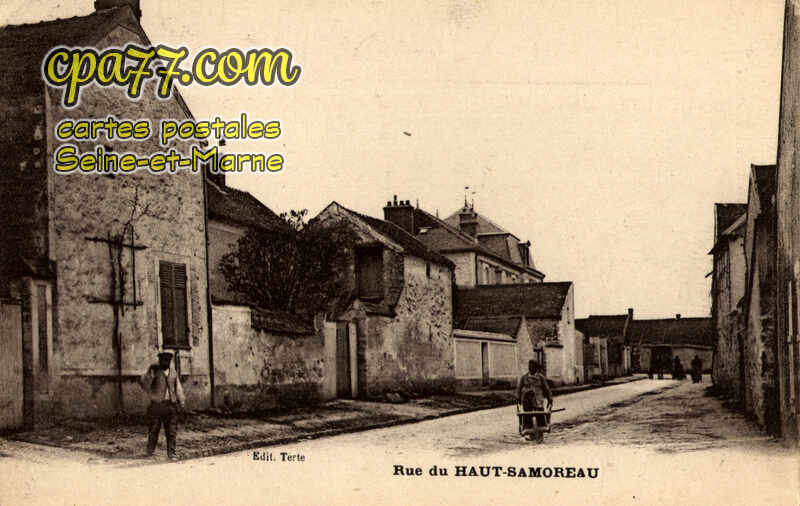 Samoreau (Seine-et-Marne) - Rue du Haut-Samoreau