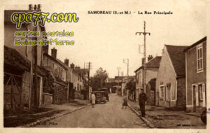 Samoreau (Seine-et-Marne) - La Rue Principale