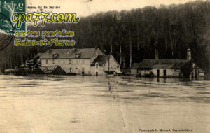 Samoreau (Seine-et-Marne) - Inondations de la Seine – 25 Janvier 1910