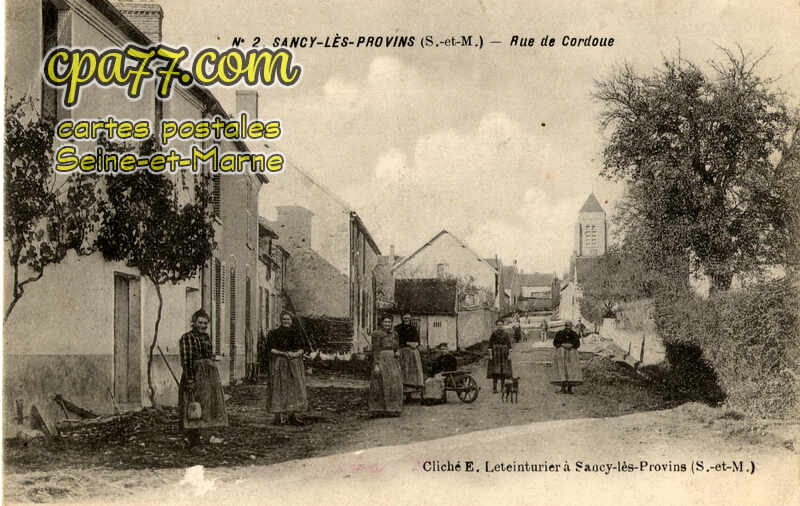 Sancy Lès Provins (Seine-et-Marne) - Rue de Cordoue (en l&rsquo;état)