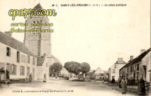 Sancy Lès Provins (Seine-et-Marne) - La Place publique