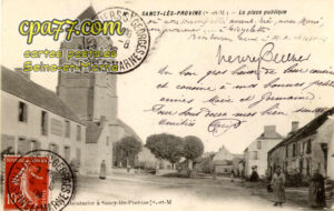 Sancy Lès Provins (Seine-et-Marne) - La Place publique