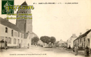Sancy Lès Provins (Seine-et-Marne) - La Place publique