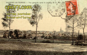 Savigny Le Temple (Seine-et-Marne) - Vue générale après le cyclone du 21 Mai 1908