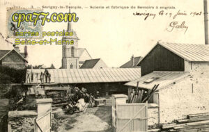 Savigny Le Temple (Seine-et-Marne) - Scierie et fabrique de Semoirs à engrais