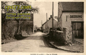 Savins (Seine-et-Marne) - Rue de l&rsquo;Echelle