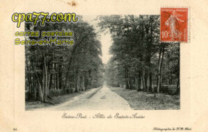 Seine Port (Seine-et-Marne) - Allée de Sainte-Assise