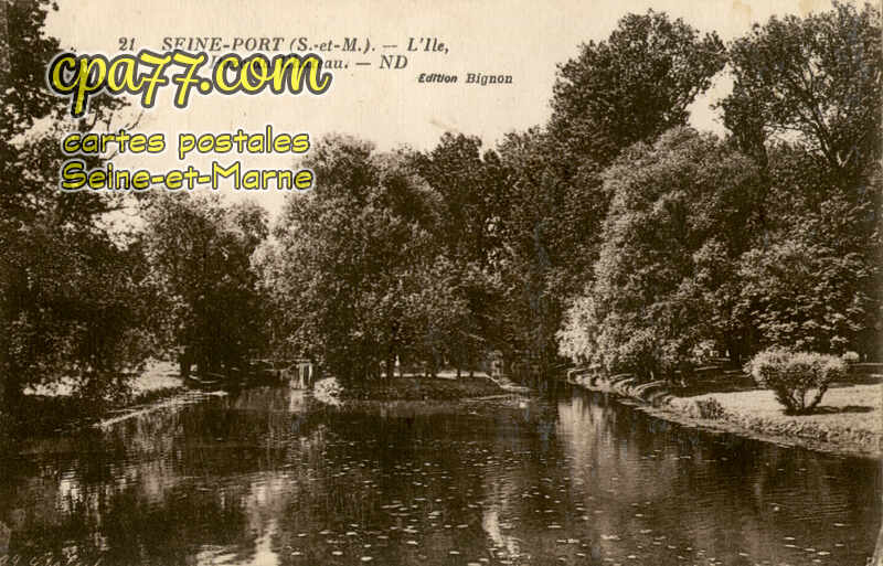 Seine Port (Seine-et-Marne) - Parc du Château