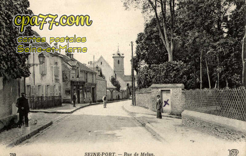 Seine Port (Seine-et-Marne) - Rue de Melun