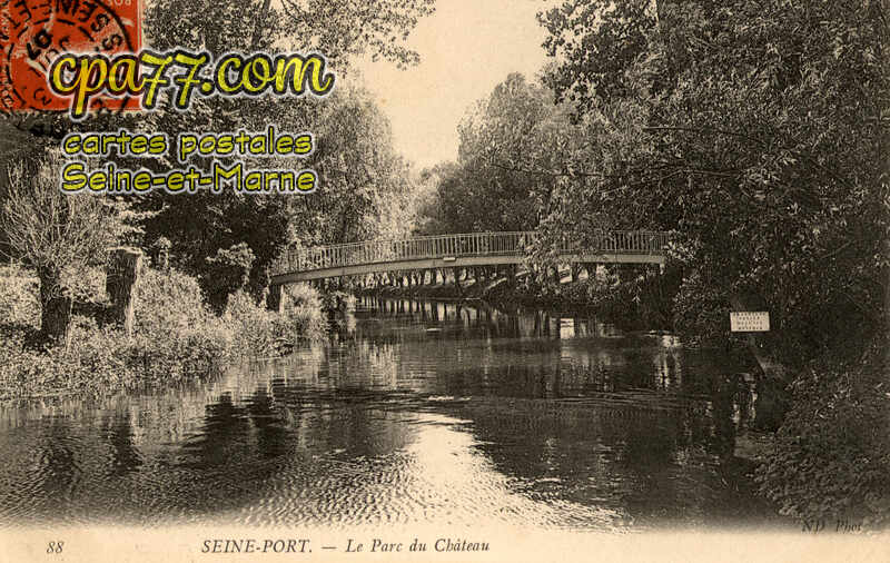 Seine Port (Seine-et-Marne) - Le Parc du Château