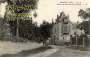 Seine Port (Seine-et-Marne) - Villa au bord de la Seine