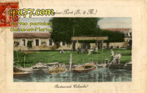 Seine Port (Seine-et-Marne) - Restaurant Colombe