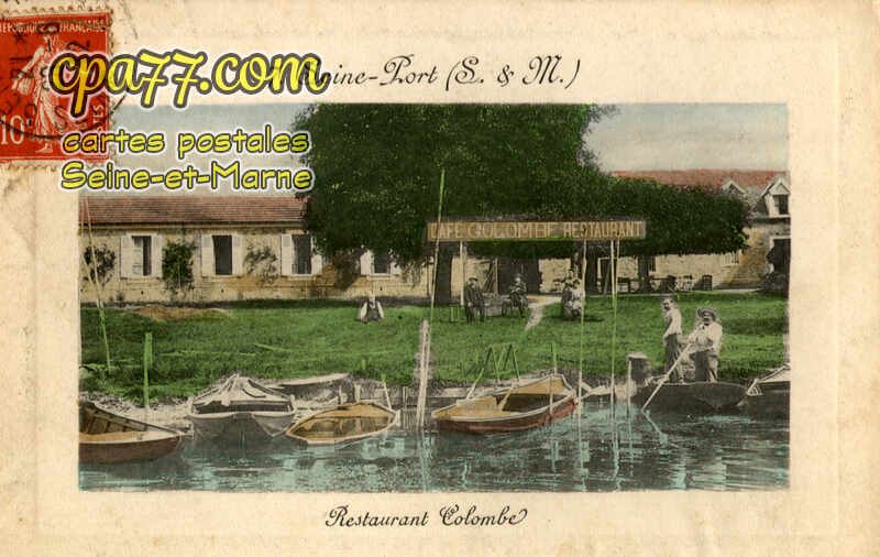 Seine Port (Seine-et-Marne) - Restaurant Colombe