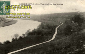 Seine Port (Seine-et-Marne) - Vue générale des Roches