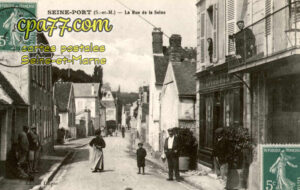 Seine Port (Seine-et-Marne) - La Rue de la Seine