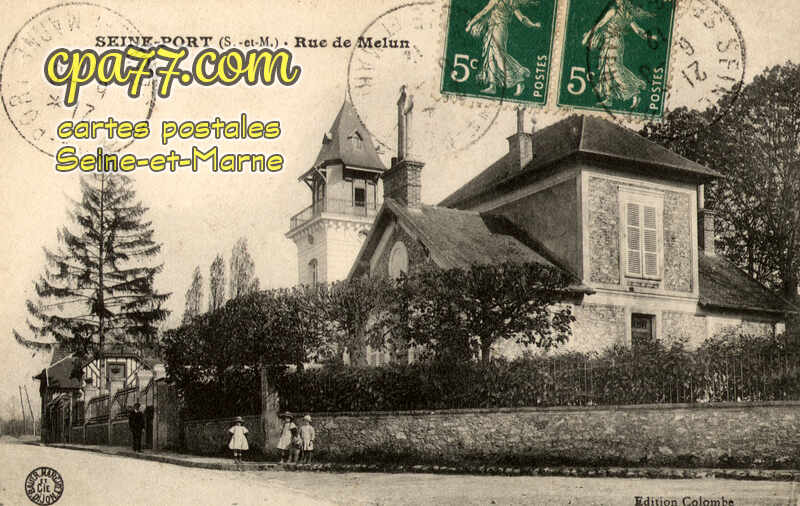 Seine Port (Seine-et-Marne) - Rue de Melun