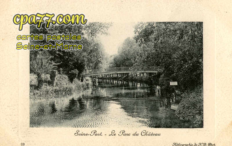 Seine Port (Seine-et-Marne) - Le Parc du Château