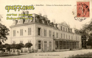 Seine Port (Seine-et-Marne) - Château de Sainte-Assise (côté Nord)