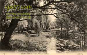 Seine Port (Seine-et-Marne) - Le Parc du Château