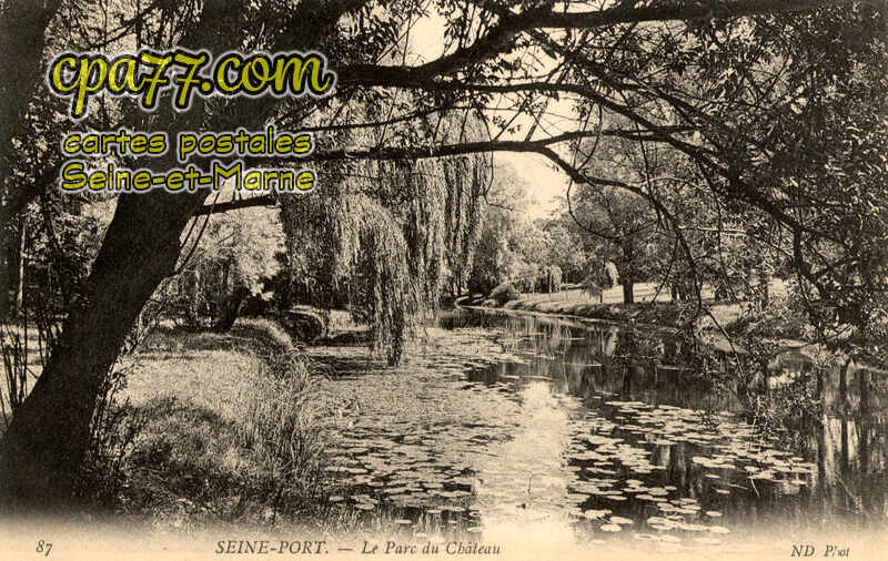 Seine Port (Seine-et-Marne) - Le Parc du Château