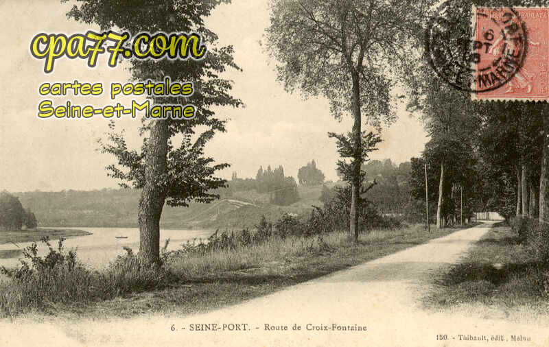Seine Port (Seine-et-Marne) - Route de Croix-Fontaine