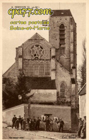 Servon (Seine-et-Marne) - L&rsquo;église et le Lavoir