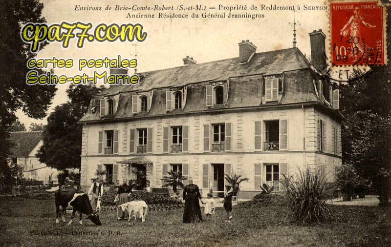 Servon (Seine-et-Marne) - Propriété de Reddemont – Ancienne Résidence du Général Jeanningros