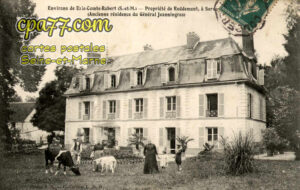 Servon (Seine-et-Marne) - Environs de Brie-Comte-Robert – Propriété de Reddemont, à Servon (Ancienne résidence du Général Jeanningros)