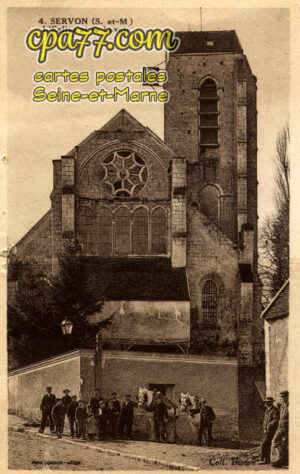 Servon (Seine-et-Marne) - L&rsquo;Eglise et le Lavoir