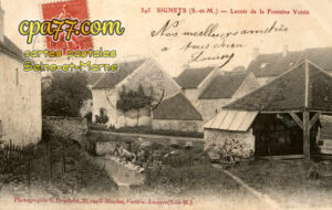 Signy Signets (Seine-et-Marne) - Lavoir de la Fontaine Voisin
