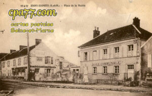 Signy Signets (Seine-et-Marne) - Place de la Mairie