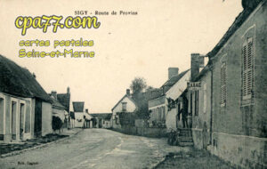 Sigy (Seine-et-Marne) - Route de Provins