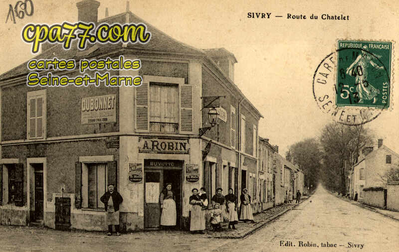 Sivry Courtry (Seine-et-Marne) - Route du Chatelet
