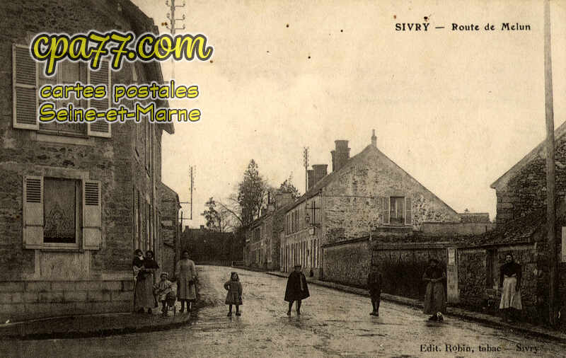 Sivry Courtry (Seine-et-Marne) - Route de Melun