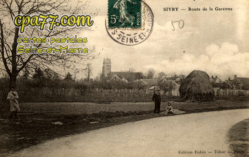 Sivry Courtry (Seine-et-Marne) - Route de la Garenne