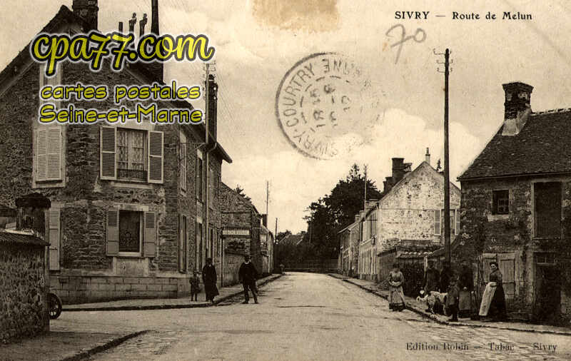 Sivry Courtry (Seine-et-Marne) - Route de Melun