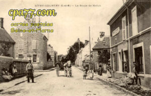 Sivry Courtry (Seine-et-Marne) - La Route de Melun