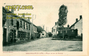 Sognolles En Montois (Seine-et-Marne) - Place et Rue de Cessoy
