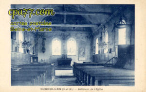 Sognolles En Montois (Seine-et-Marne) - Intérieur de l&rsquo;Eglise