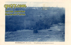 Sognolles En Montois (Seine-et-Marne) - Vue Générale (photographie unique)