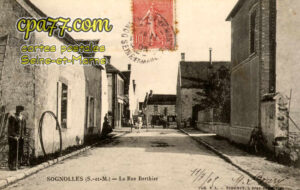 Sognolles En Montois (Seine-et-Marne) - La Rue Berthier