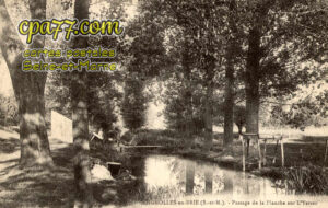 Soignolles En Brie (Seine-et-Marne) - Passage de la planche sur l&rsquo;Yerres