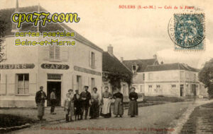 Solers (Seine-et-Marne) - Café de la Place