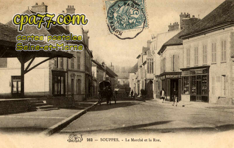 Souppes Sur Loing (Seine-et-Marne) - Le Marché et la Rue