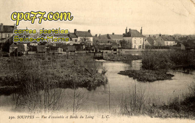 Souppes Sur Loing (Seine-et-Marne) - Vue d&rsquo;Ensemble et Bords du Loing