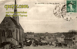 Souppes Sur Loing (Seine-et-Marne) - La Place du Marché