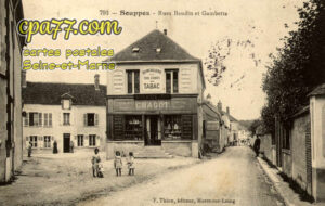Souppes Sur Loing (Seine-et-Marne) - Rues Baudin et Gambetta