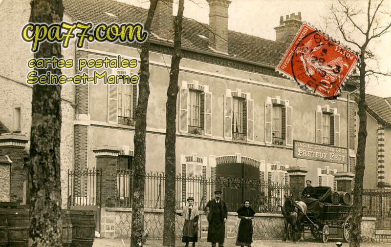Souppes Sur Loing (Seine-et-Marne) - Carte Photo – Vins et Cidre en Gros – Préteux Prot