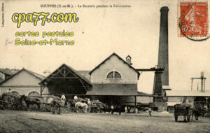 Souppes Sur Loing (Seine-et-Marne) - La Sucrerie pendant la Fabrication