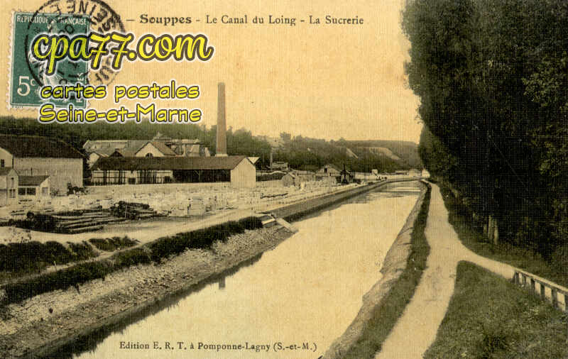 Souppes Sur Loing (Seine-et-Marne) - Le Canal du Loing – La Sucrerie